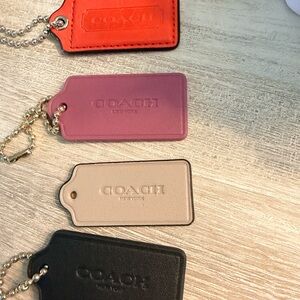 Coach Leather hang tags. Choose 1